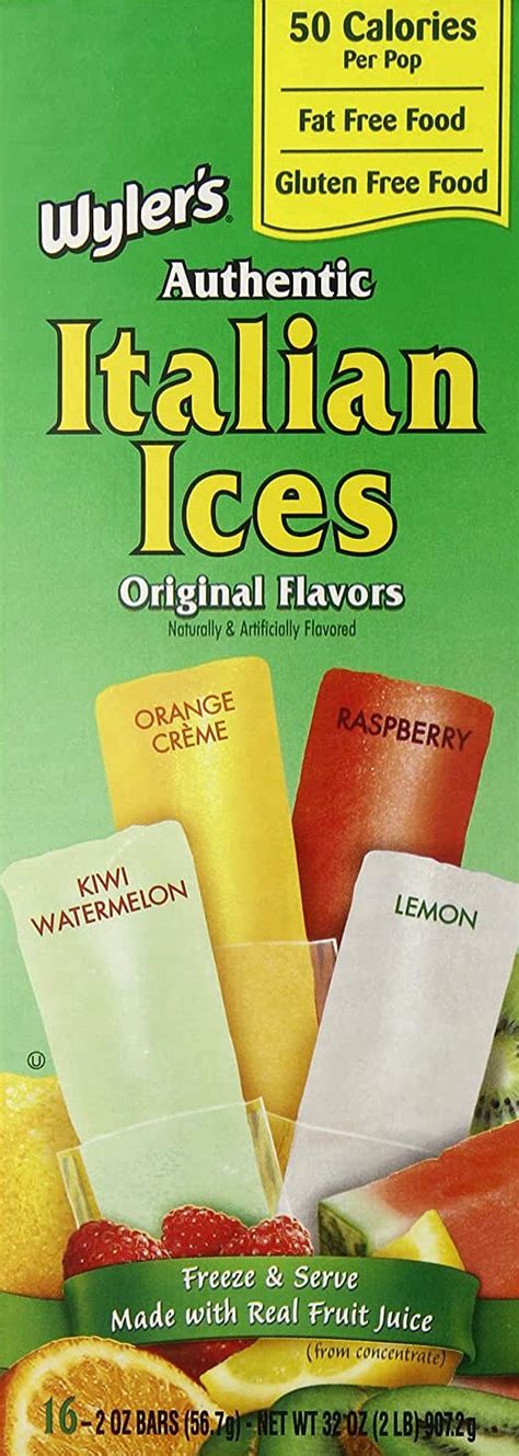 Jelsertcompany Wyler S Authentic Italian Ice Original Flavors Freeze