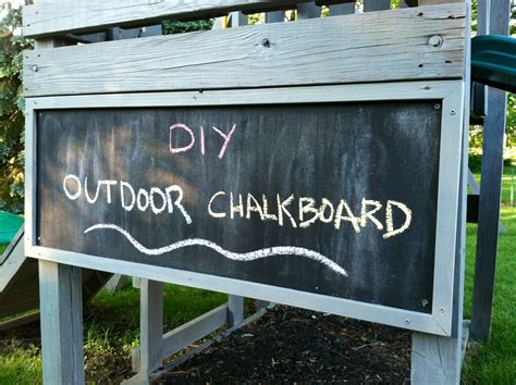 Eleanor Olander This Is Me Diy Outdoor Chalkboard