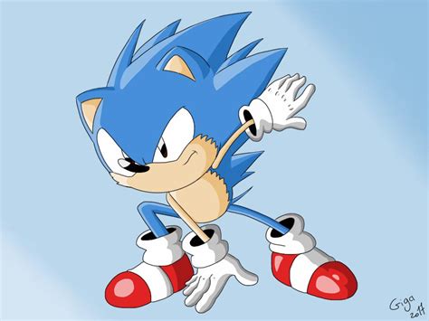 Sonic Redesigned By Gigagoku30 On Deviantart