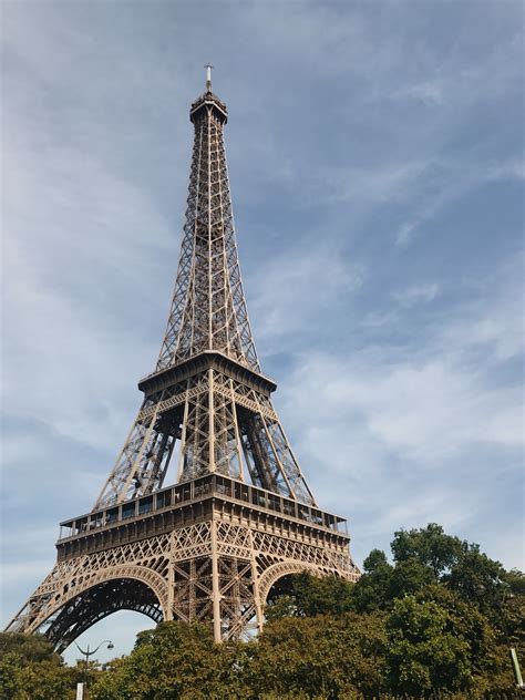 Le Tour Eiffel Eiffel Tower Paris France Carte