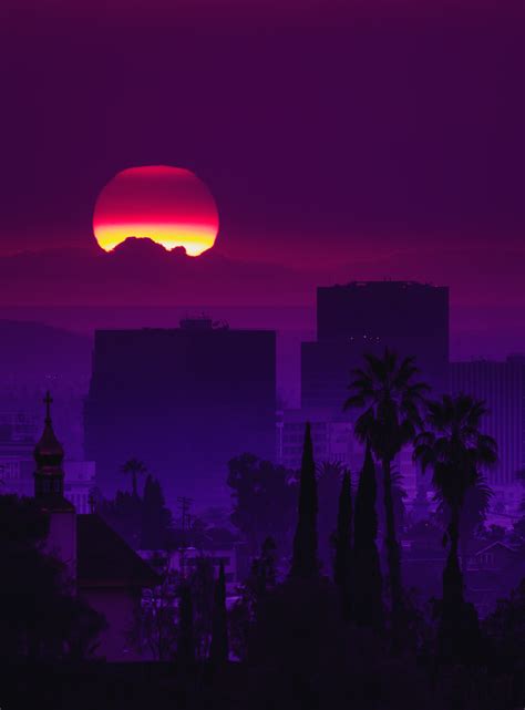 Photo of Los Angeles I took and edited this evening : u/BiGGTROLLMAN