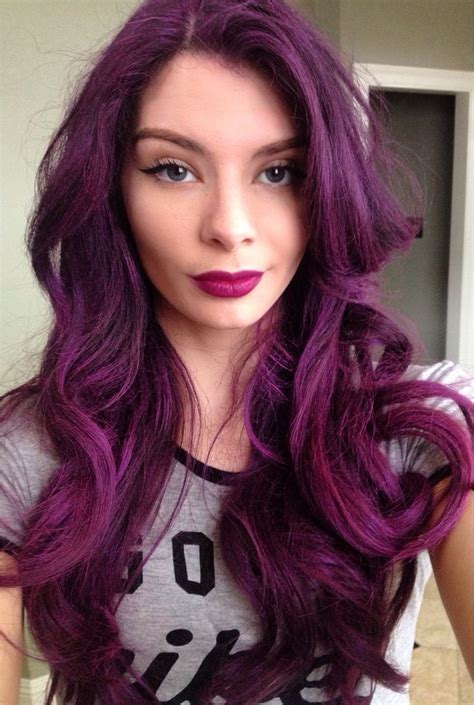 Purple Hair 200 Picture Ideas Magenta Hair Ombre Hair Hair Color