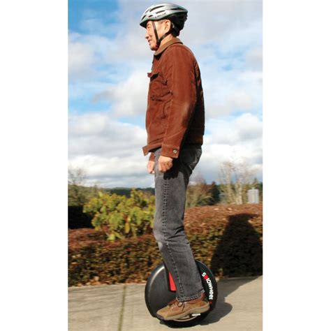 The Gyroscopic Electric Unicycle Hammacher Schlemmer