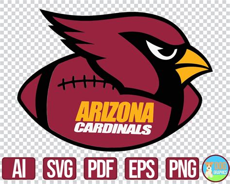 Arizona Cardinals Svg Nfl Football Sports Logo For Cricut Etsy