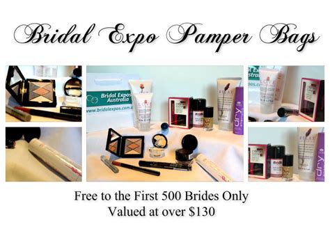 Bridal Pamper Bags Bridalexpo Bridal Expo Bridal Honeymoon Pamper Bag
