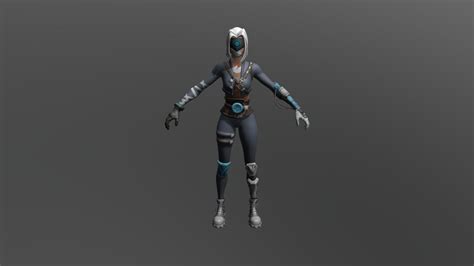 My Favorite Skin In Fortnite Outfit Focus Download Free 3d Model By