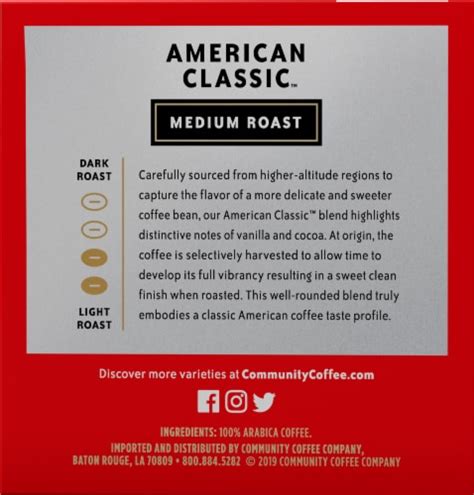Community® Coffee American Classic Medium Roast Coffee Single Serve Cups 12 Ct 038 Oz Fred