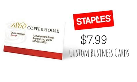 Rear of business card holder. Staples Deal: 500 Custom Business Cards, $7.99 :: Southern ...