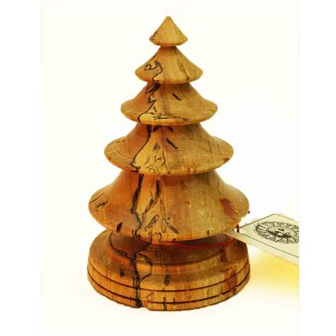 Hand Turned Wooden Christmas Trees Sunrise Woodwork