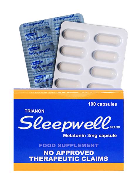 Sleepwell 3mg 1 Capsule St Joseph Drug Online Store