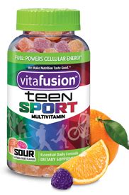 We did not find results for: Teen Sport Multivitamin | vitafusion™