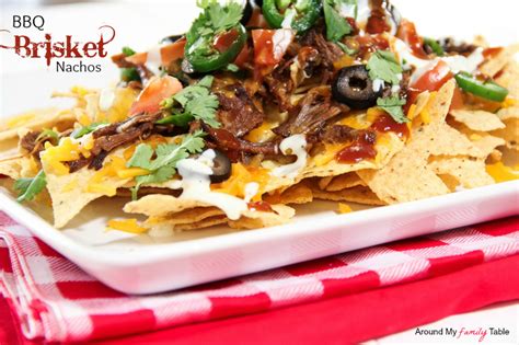 Instant pot brisket takes just a fraction of the time it would take in the oven or slow cooker. BBQ Brisket Nachos - Around My Family Table