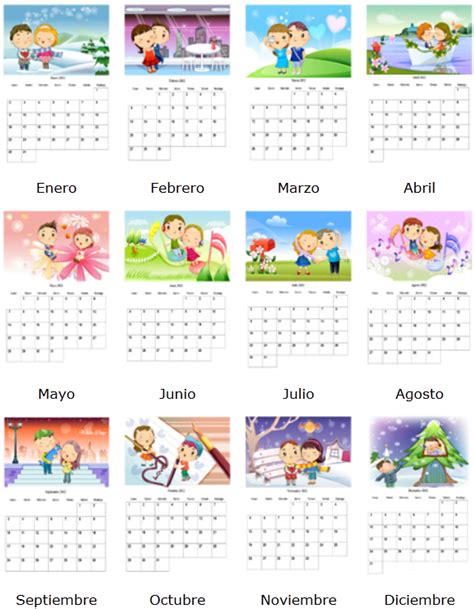 Formatos De Calendarios 2012 Para Imprimir Imagui