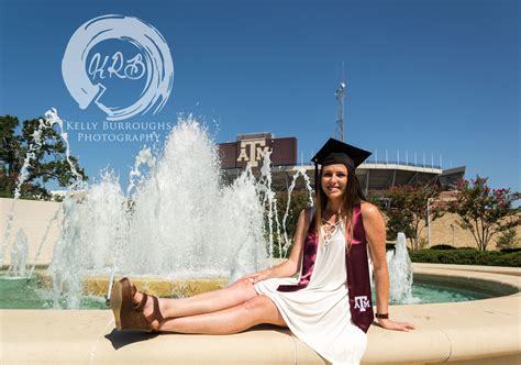 Tamu Senior Graduation Portrait Texas Aandm University Photo