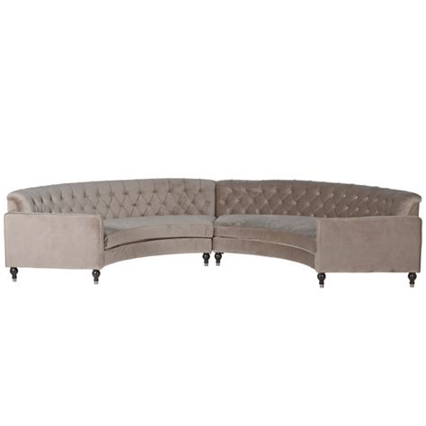 Luciano Half Round Curved Statement Sofa Online Store Smithers Of