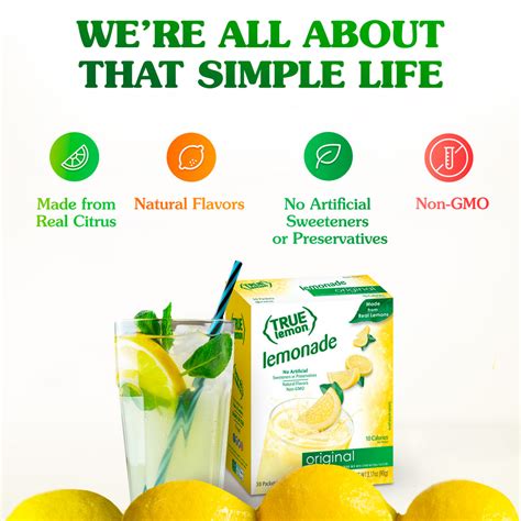 True Lemon® Original Lemonade Drink Mix True Citrus