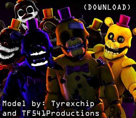 J Is For Junk Fredbear 3d Model Release Sfm By Tf541productions On