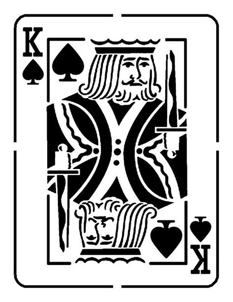 Playing Card Jack Queen King Ace Hearts Spades Clubs Diamonds 85 X 11