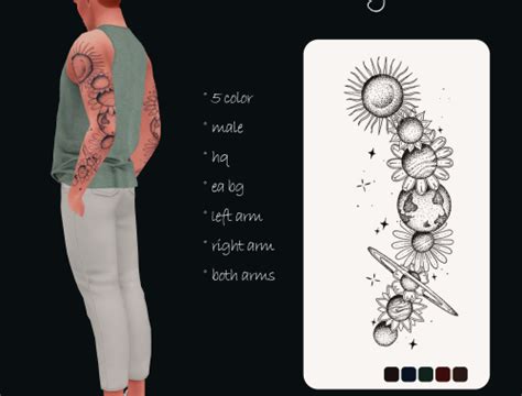 Tattoo N09 The Sims 4 Catalog