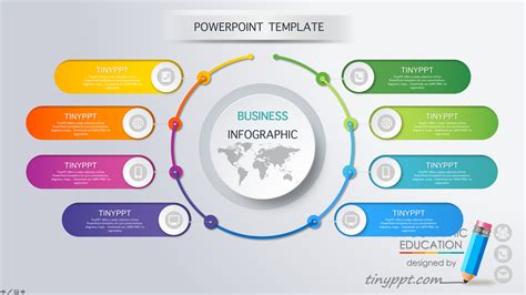Powerpoint Infographic Presentation Slide Design Tutorial With Free