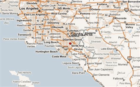 Atlas Santa Ana California Map