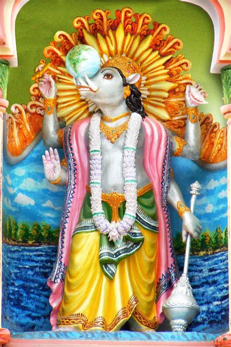 Varaha Avatar Third Incarnation Of Lord Vishnu Bal Hanuman Indiana