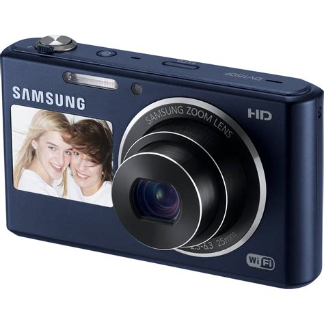 Samsung Dv150f Dual View Smart Digital Camera Ec Dv150fbpbus Bandh