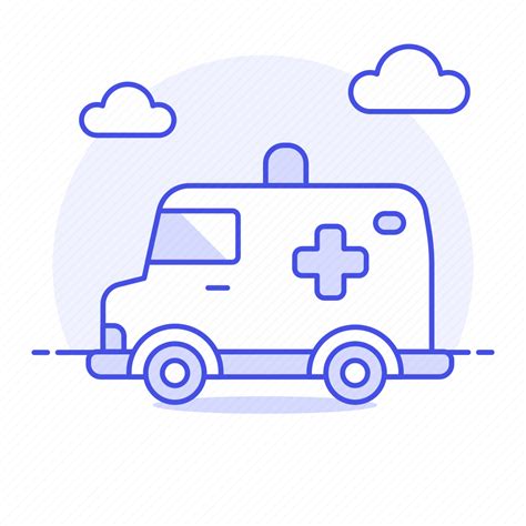 Ambulance Car Clinic Cross Emergencies Health Hospital Icon