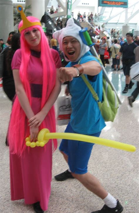 Finn And Princess Bubblegum Costumecosplay The Adventure Time