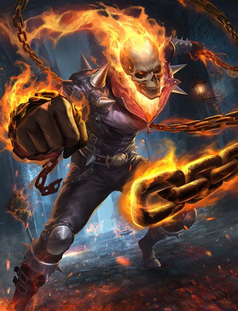 Ghost Rider By Gary Fu Ghost Rider Marvel Ghost Rider Wallpaper