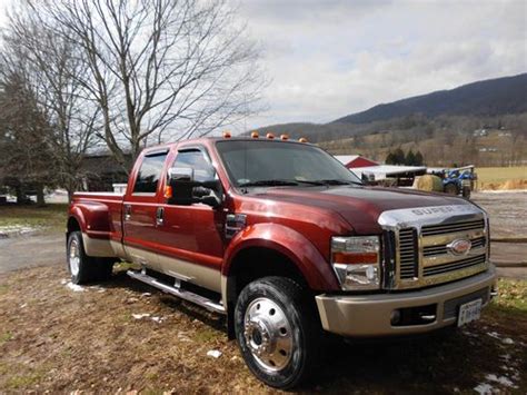 Buy Used 2008 Ford F 450 Super Duty King Ranch Crew Cab Pickup 4 Door 6
