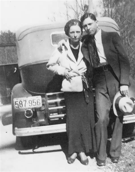 World Of Faces Bonnie Parker And Clyde Barrow 1933 World Of Faces