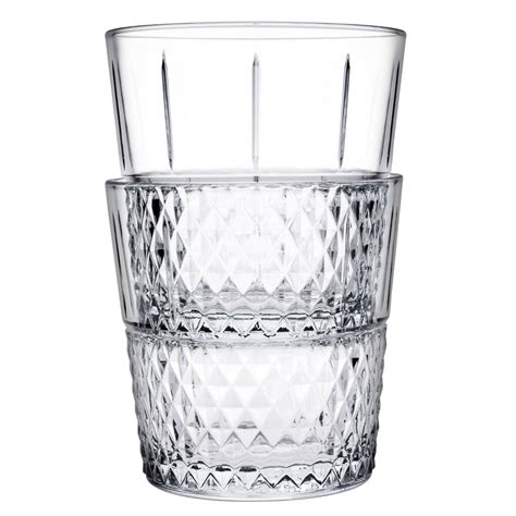 Pasabahce Highness 400ml Whisky Stackable Modern Drinking Glasses Juice Tumbler Ebay
