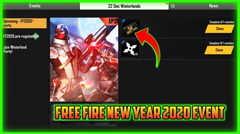 Free fire hosts many events and giveaways to get exclusive discounts on diamonds the player has to be keep checking the game regularly to participate in it. FREE FIRE NEW YEAR 2020 EVENT DETAILS || HOW TO CLAIM ...