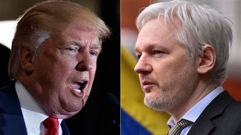 Donald Trump Backs Julian Assange Over Russia Hacking Claim Bbc News