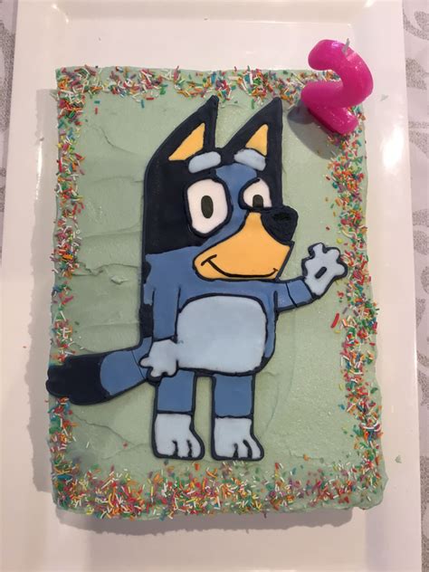 Bluey Cake Template Awesome Templates
