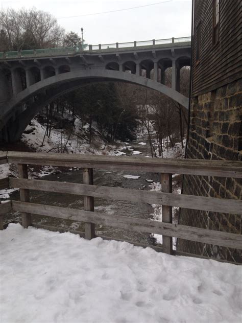 The suspension bridge is the oldest bridge in mill creek park and measures 86 feet long and 32 feet wide. Taking a walk in Mill Creek Park. | Mill creek park ...