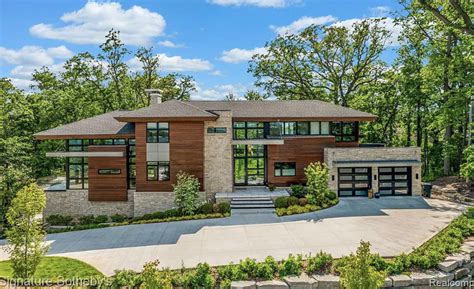 595 Million Contemporary Lakefront Home In Orchard Lake Michigan
