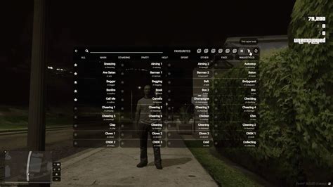emotes menu system v2 [animations menu] fivem store