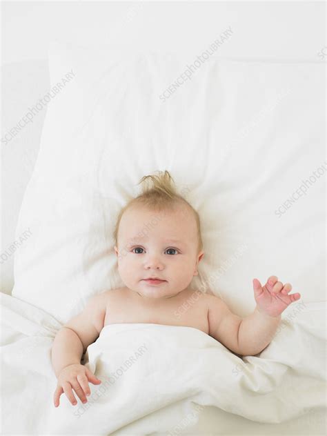 Baby In Bed Stock Image F0038244 Science Photo Library