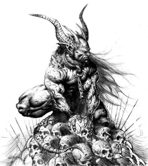Demonic By Dannycruz4 On Deviantart Demon Drawings Evil Art Satanic Art