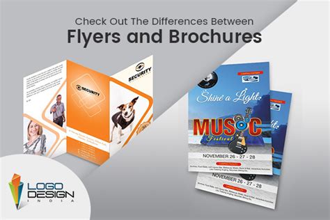 Check Out The Differences Between Flyers And Brochures