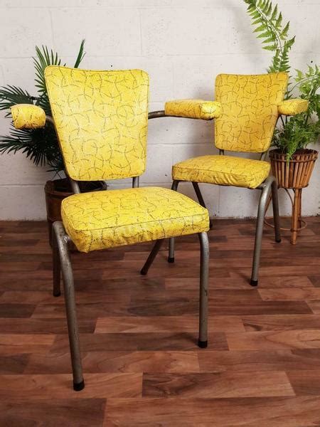 We did not find results for: Pair Of Vintage 1960's Chairs Yellow Vinyl Atomic Sputnik ...
