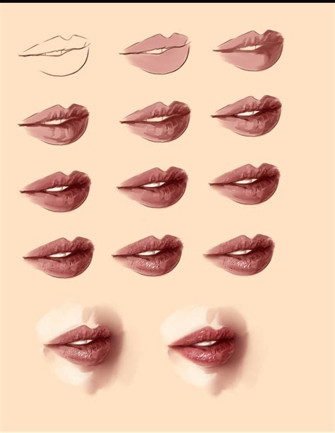 Realistic Lips Tutorial By Ryky On Deviantart