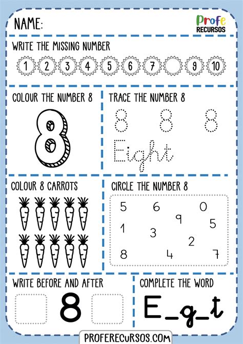 Learning Numbers Free Printable