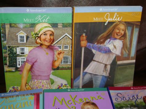 Lot Of 5 Books American Girl Meet Saige Mckenna Kit Julie And Job Kanani