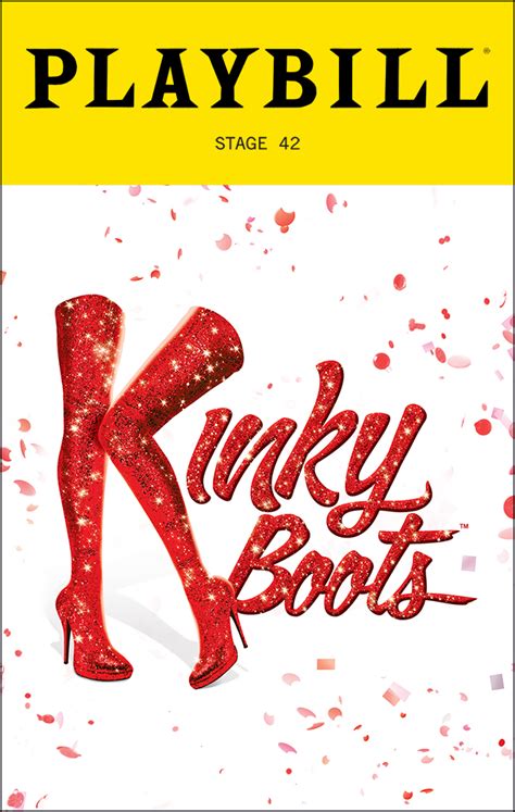 Kinky Boots Off Broadway Stage Playbill