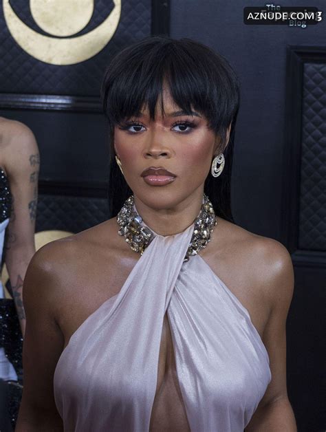 Serayah Mcneill Sexy Looks Stunning In A Hot Dress At The 65th Annual Grammy Awards In Los