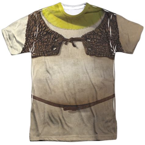 Shrek Ogre Costume Allover Sublimation Licensed Adult T Shirt Ebay