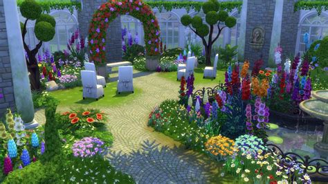Sims 4 Romantic Garden Stuff Pack Features Sanjana Sims Studio Hot